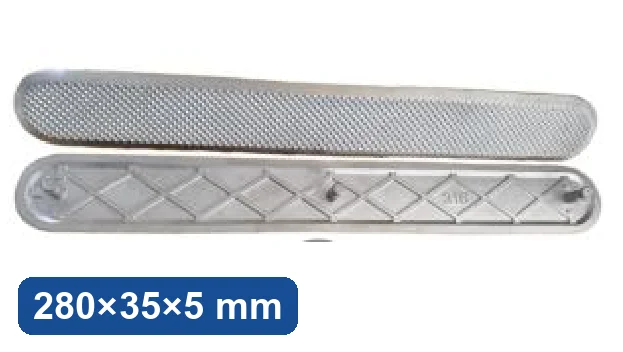 Po'lat taktil lenta DLS-280-10 — olmos teksturali