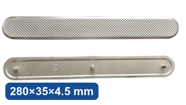 Po'lat taktil lenta DLS-280-4 — olmos teksturali