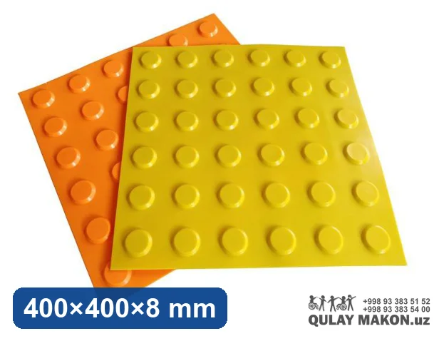 Plastik taktil plitka DLS-P400-1 — ogohlantiruvchi (nuqtali)