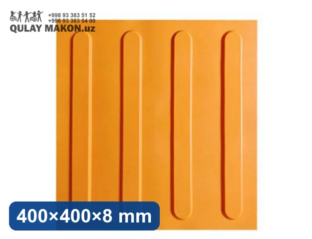 Plastik taktil plitka DLS-P400-2 — yo'naltiruvchi (chiziqli)