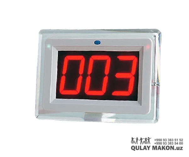 LED chaqiruv qabul qilgich (raqamli tablo) — 003