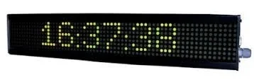 LED soat-tablo — yashil raqamlar