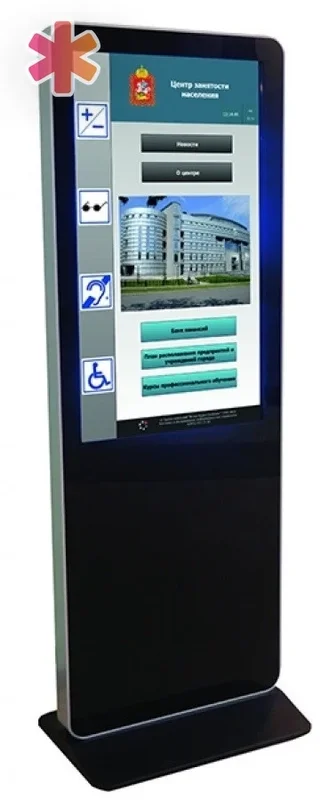 ISTOK 43P information terminal with 43" touch screen with built-in induction system (IS) + software + touch control + automatic sound