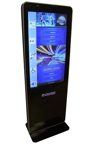 ISTOK 55P information terminal with 55'' touch screen with built-in induction system + software