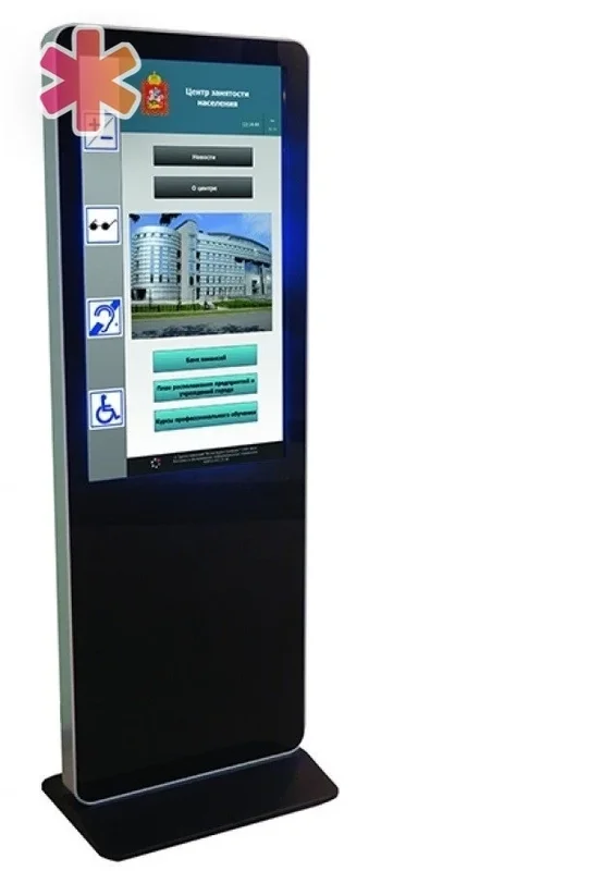 ISTOK 55P information terminal with touch screen 55'' with built-in induction system+software+tablet+touch control+automatic voiceover