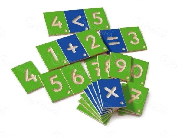 Tactile numbers and mathematical signs