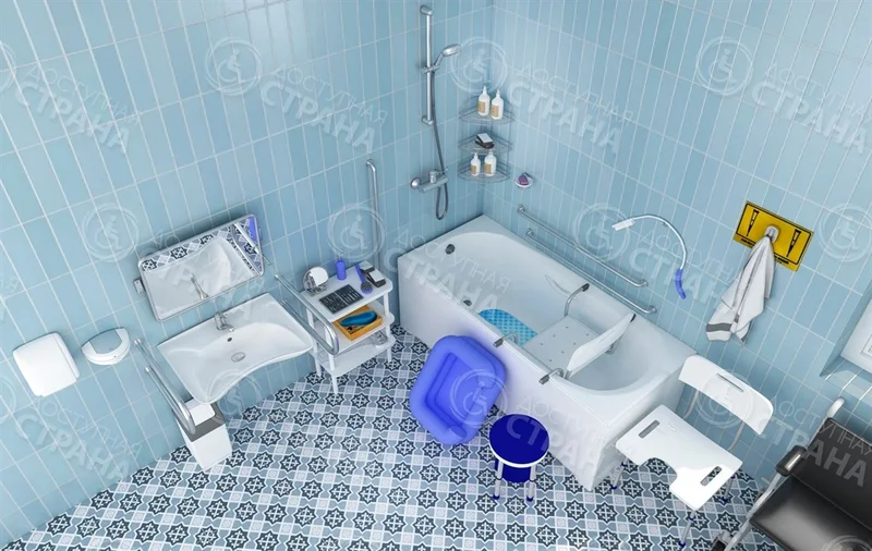 Ready-made set of equipment for equipping the residential module "Sanitary room"