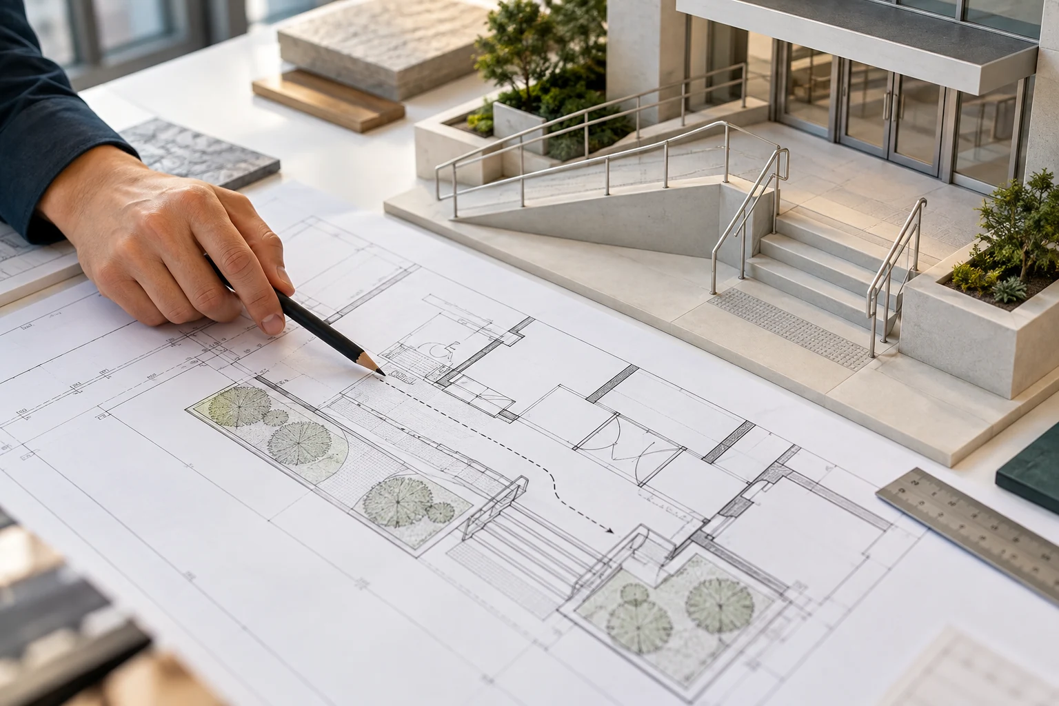 Designing buildings and facilities for people with disabilities under the “Accessible Environment” program